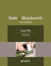 Cover image for State V. Bloodworth: Case File