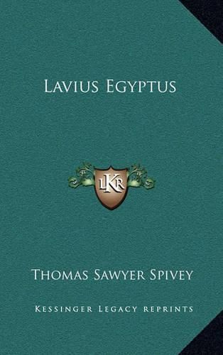 Cover image for Lavius Egyptus