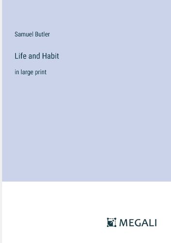 Cover image for Life and Habit