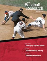 Cover image for The Baseball Research Journal (BRJ), Volume 33