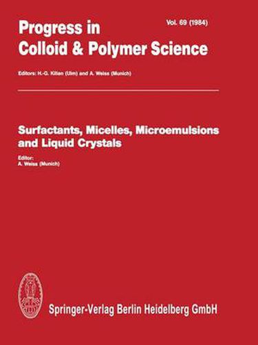 Cover image for Surfactants, Micelles, Microemulsions and Liquid Crystals
