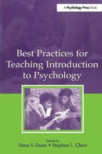 Cover image for Best Practices for Teaching Introduction to Psychology