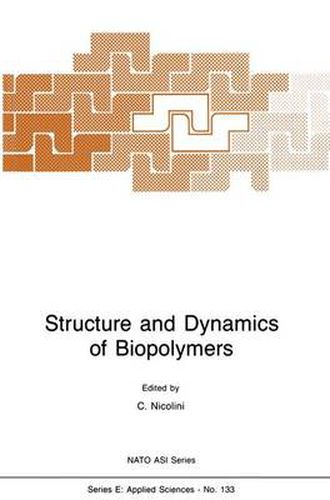 Cover image for Structure and Dynamics of Biopolymers