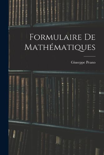 Cover image for Formulaire de mathematiques