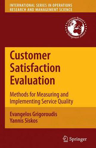 Cover image for Customer Satisfaction Evaluation: Methods for Measuring and Implementing Service Quality