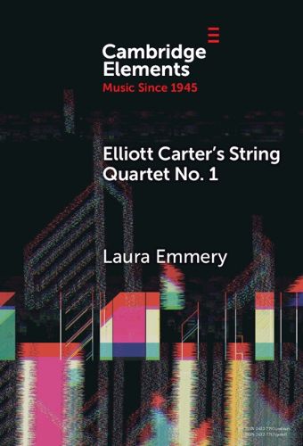 Cover image for Elliott Carter's String Quartet No. 1