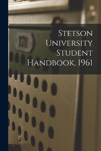 Cover image for Stetson University Student Handbook, 1961