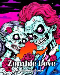 Cover image for Zombie Love Coloring Book