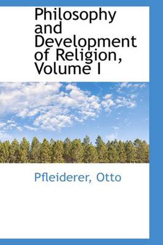 Cover image for Philosophy and Development of Religion, Volume I