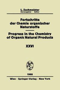 Cover image for Fortschritte Der Chemie Organischer Naturstoffe/Progress in the Chemistry of Organic Natural Products