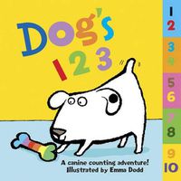 Cover image for Dog's 123: A Canine Counting Adventure!