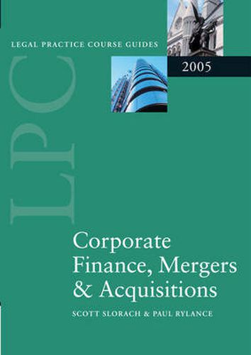 Cover image for LPC Corporate Finance, Mergers and Acquisitions