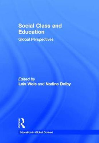 Cover image for Social Class and Education: Global Perspectives