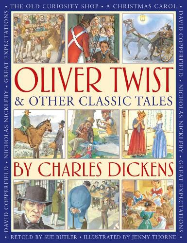 Cover image for Oliver Twist & Other Classic Tales by Charles Dickens