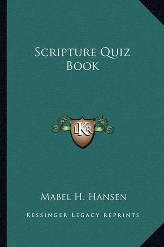 Cover image for Scripture Quiz Book