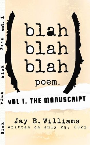 Cover image for Blah blah blah Poem. Vol 1
