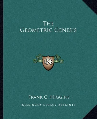 Cover image for The Geometric Genesis