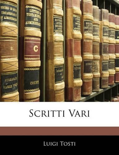 Scritti Vari