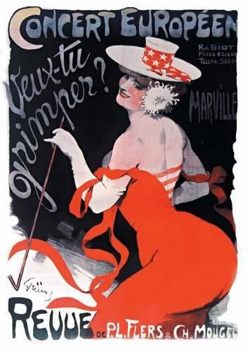 Cover image for Carnet Blanc, Affiche Revue Veux-Tu Grimper ?