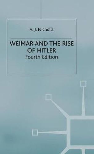 Cover image for Weimar and the Rise of Hitler