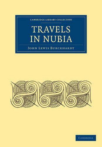 Cover image for Travels in Nubia