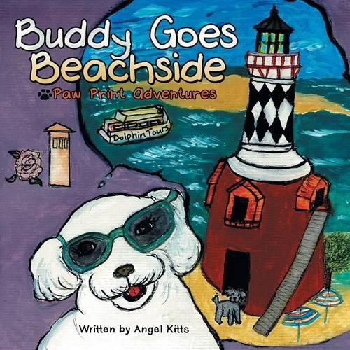 Cover image for Buddy Goes Beachside: Paw Print Adventures