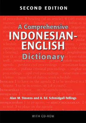 Cover image for A Comprehensive Indonesian-English Dictionary: Second Edition