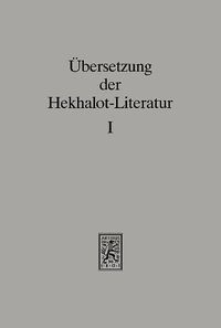 Cover image for UEbersetzung der Hekhalot-Literatur: Band 1:  1-80