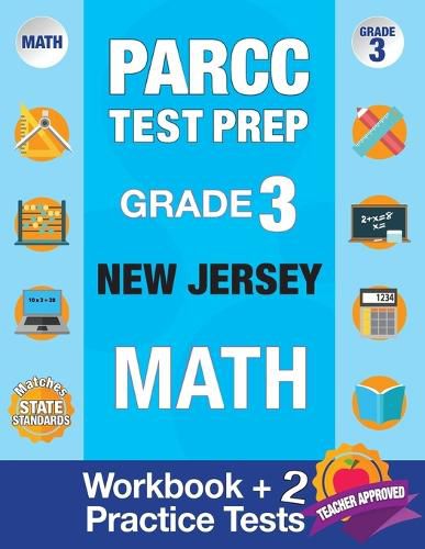 Cover image for PARCC Test Prep Grade 3 NEW JERSEY Math