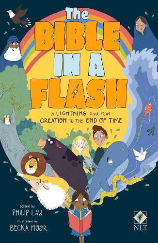 Cover image for The Bible in a Flash: A Lightning Tour from Creation to the End of Time