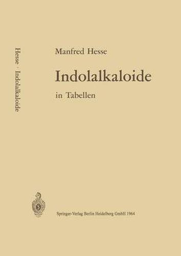 Cover image for Indolalkaloide in Tabellen