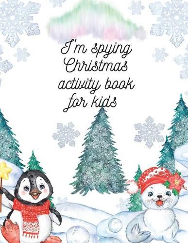 Cover image for I'm spying Christmas activity book for kids