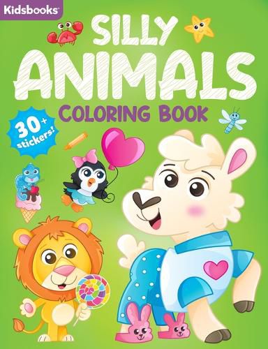 Cover image for Silly Animals Color & Learn Co