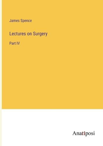 Cover image for Lectures on Surgery