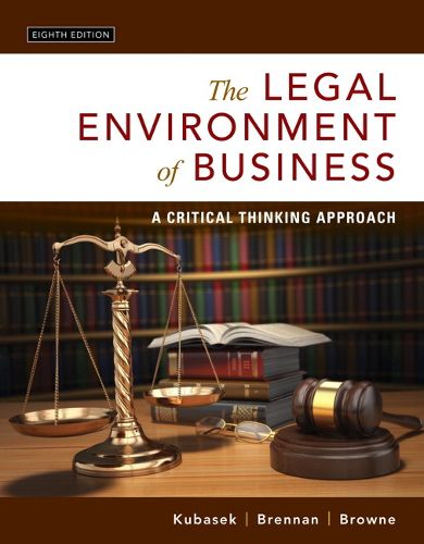 Cover image for Legal Environment of Business, The: A Critical Thinking Approach