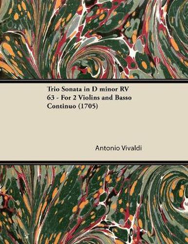 Cover image for Trio Sonata in D Minor RV 63 - For 2 Violins and Basso Continuo (1705)