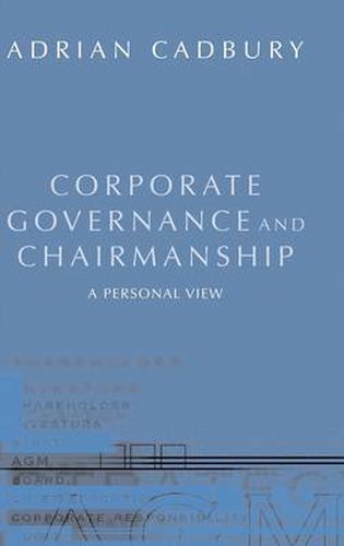 Cover image for Corporate Governance and Chairmanship: A Personal View