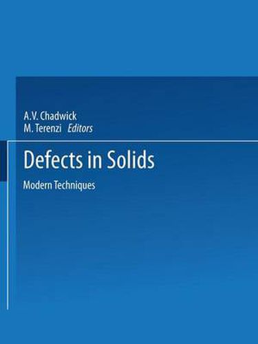 Cover image for Defects in Solids: Modern Techniques