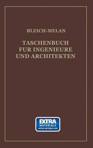 Cover image for Taschenbuch Fur Ingenieure Und Architekten