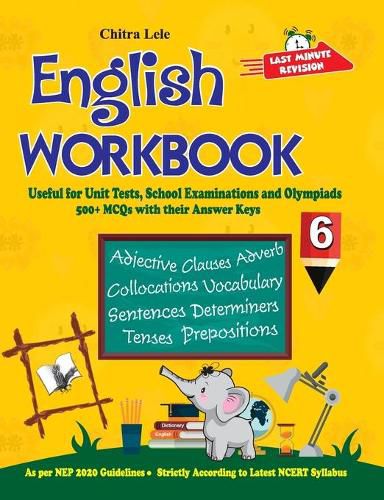 Cover image for English Workbook Class 6: Useful for Unit Tests, School Examinations & Olympiads