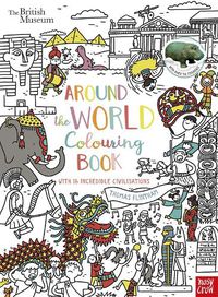 Cover image for British Museum: Around the World Colouring Book