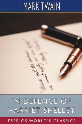 Cover image for In Defence of Harriet Shelley (Esprios Classics)