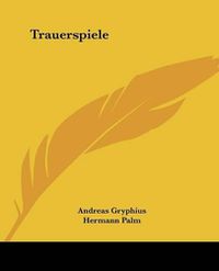 Cover image for Trauerspiele