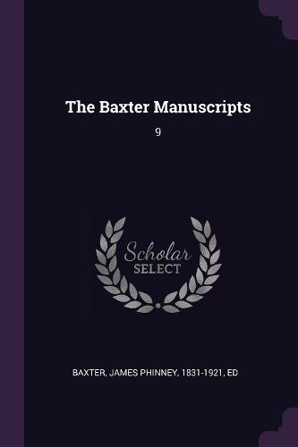 Cover image for The Baxter Manuscripts