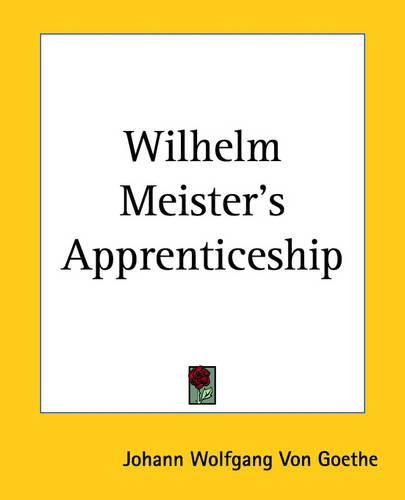 Cover image for Wilhelm Meister's Apprenticeship