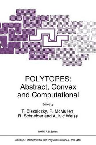 Cover image for Polytopes: Abstract, Convex and Computational