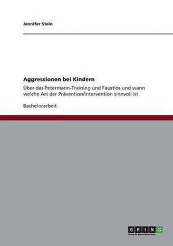 Cover image for Aggressionen bei Kindern