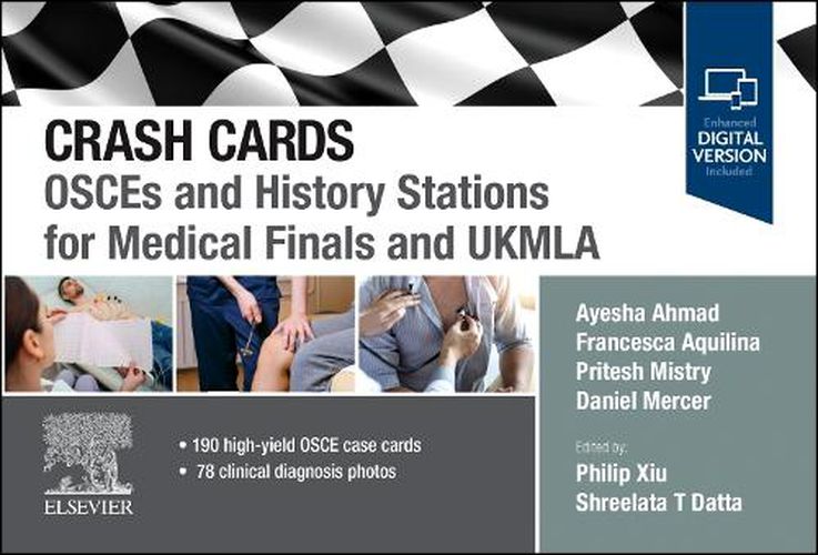 Cover image for Crash Cards: OSCEs and History Stations for Medical Finals and UKMLA