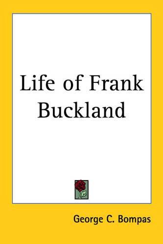 Cover image for Life of Frank Buckland