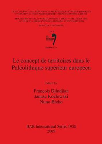 Cover image for Le Concept De Territoires Dans Le Paleolithique Superieur Europeen: Vol.3, Session C16